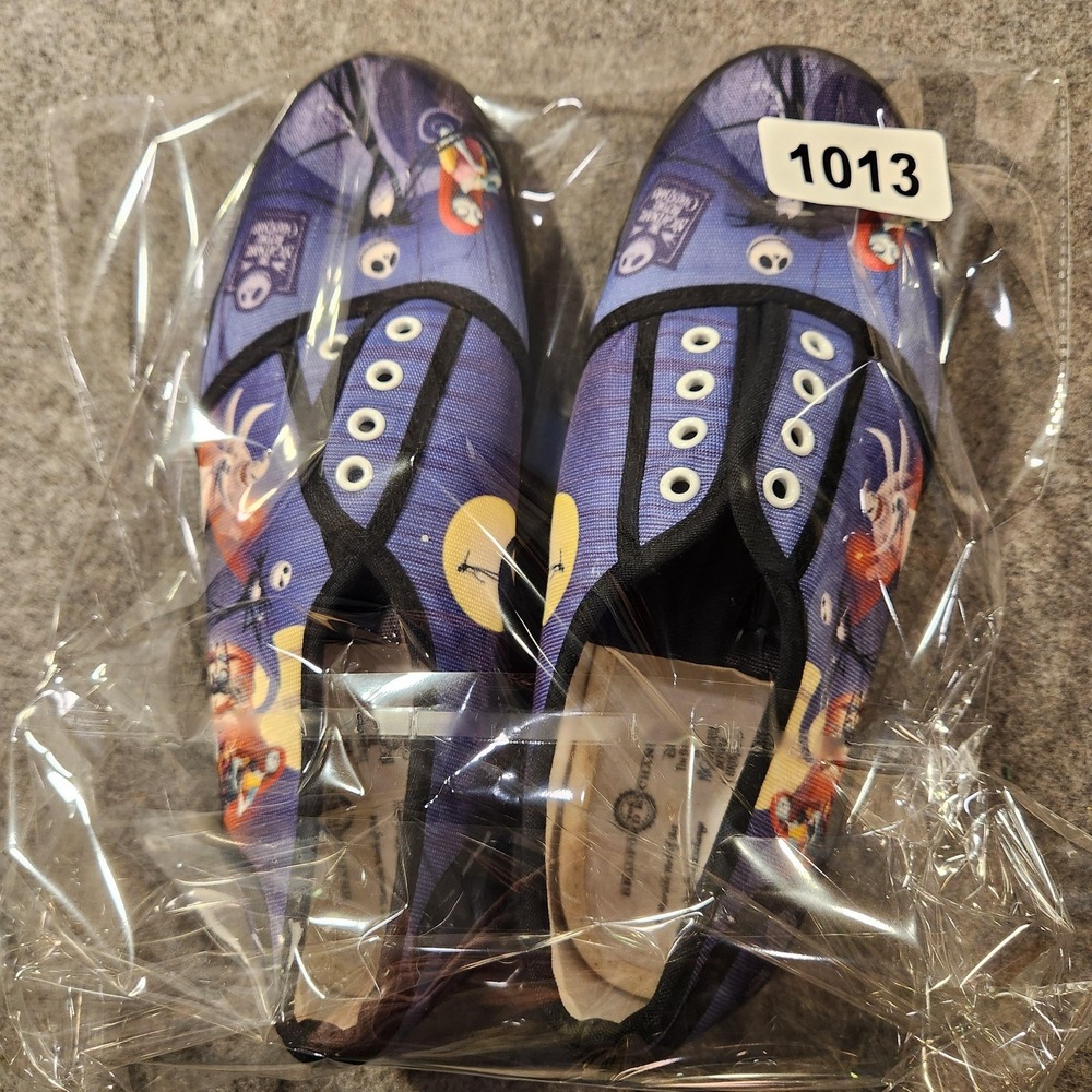 Disney Bradford Exchange Nightmare Before Christmas Shoes Womens Size 8 Canvas - Picture 8 of 8